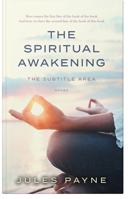 Front view of Premade Health & Mind & Body Book Cover - Tuna