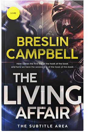 Pre Made Book Cover Brandy