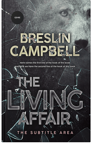 Premade Book Cover Mist Gray