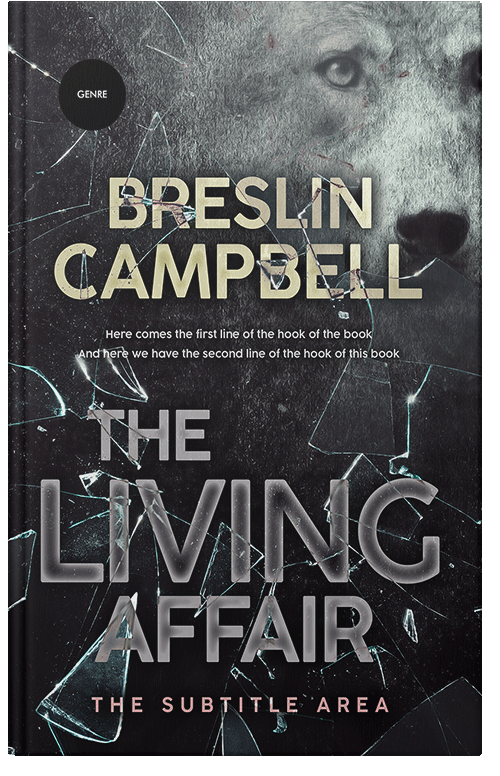 Front view of Premade Mystery & Thriller & Suspense Book Cover - Mist Gray