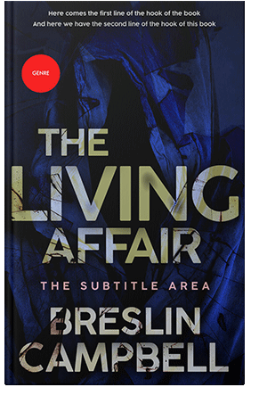 Pre Made Book Cover Ebony