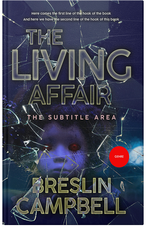 Front view of Premade Horror Book Cover - Mirage