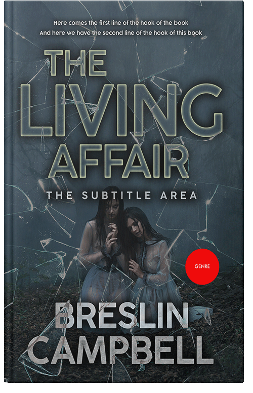 Front view of Premade Teen & Young Adult Book Cover - Outer Space