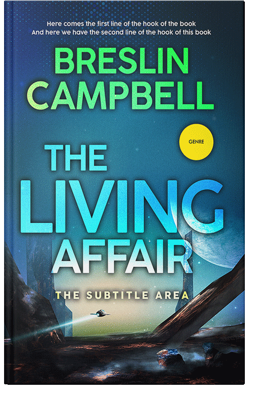 Front view of Premade Science Fiction Book Cover - Blumine