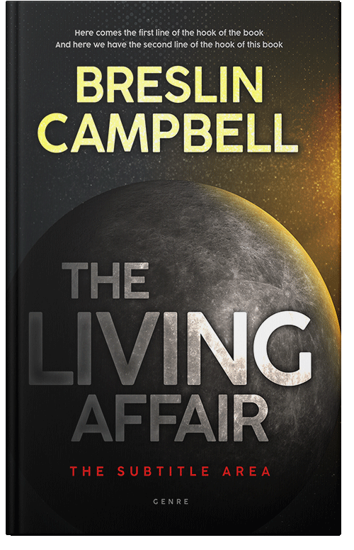 Front view of Premade Science Fiction Book Cover - Cod Gray