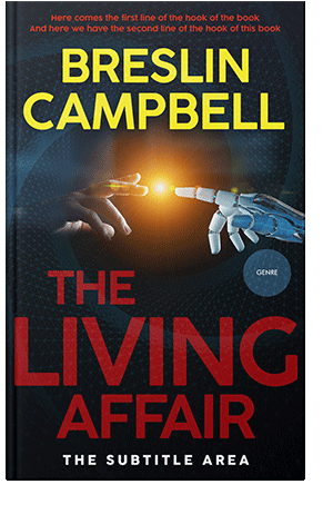 Pre Made Book Cover Ochre