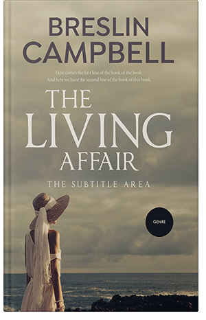 Premade Book Cover Pale Oyster