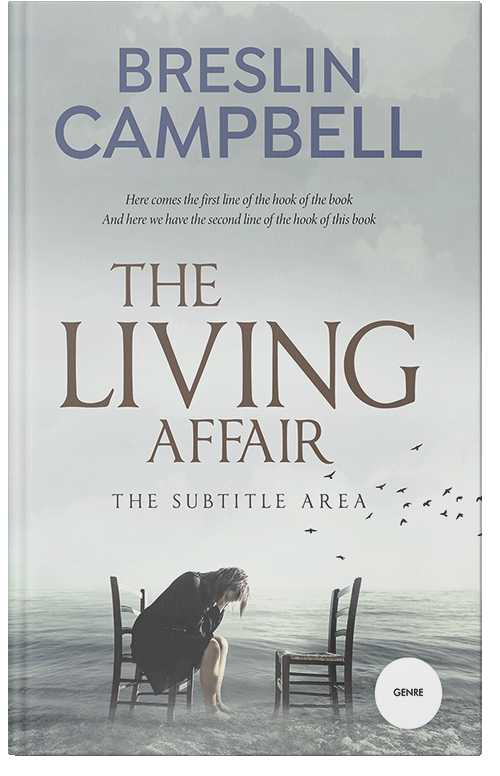 Front view of Premade Romance Book Cover - Pumice