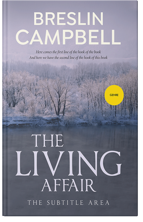 Front view of Premade Nature Book Cover - Waterloo 