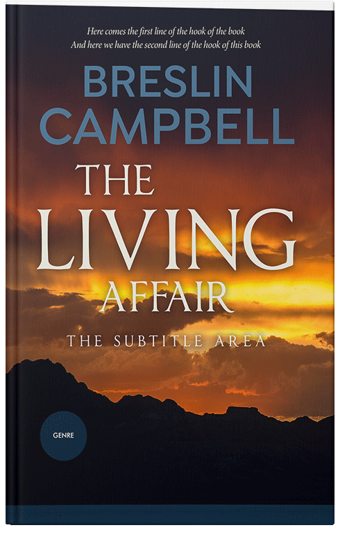 Front view of Premade Nature Book Cover - Gondola