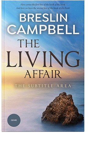 Pre Made Book Cover Swirl