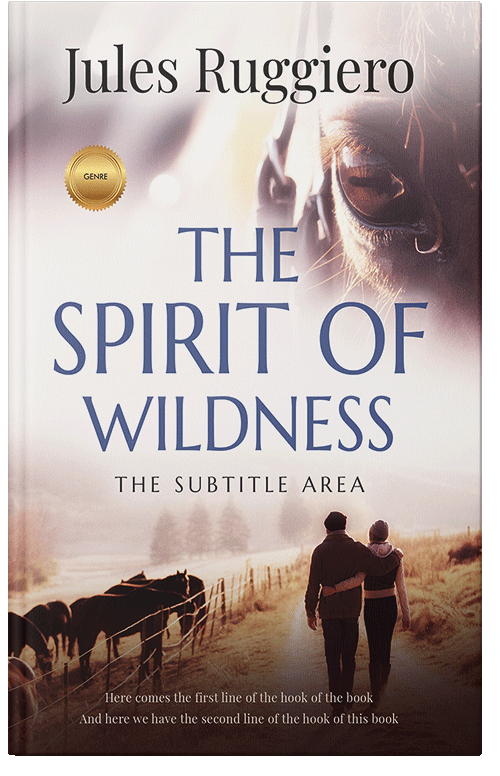 Front view of Premade Romance Book Cover - Thunder