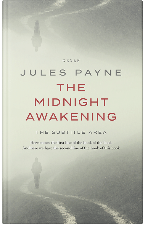 Front view of Premade Mystery & Thriller & Suspense Book Cover - Moon Mist