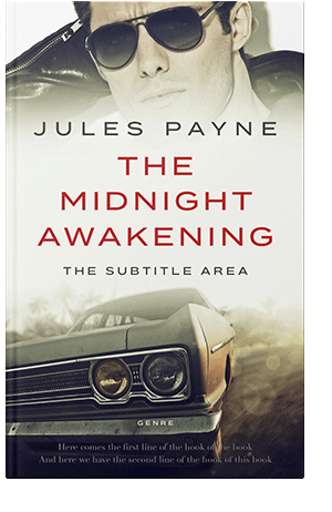 Pre Made Book Cover Steel Gray