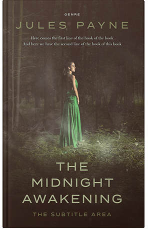 Premade Book Cover English Walnut