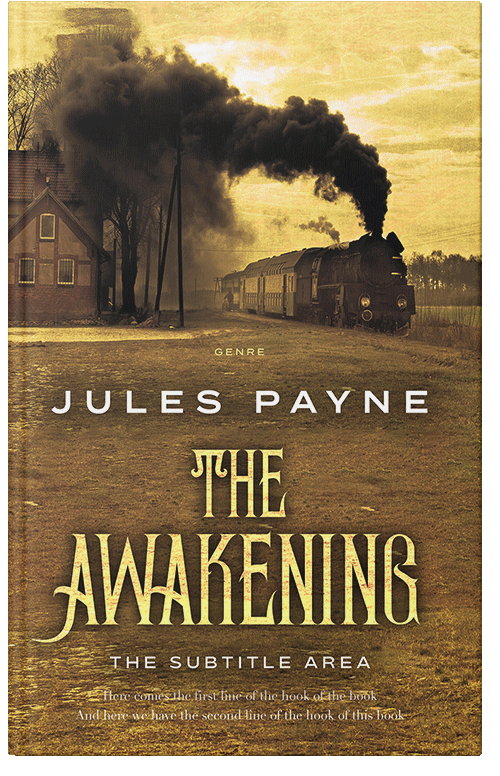 Front view of Premade Historical Book Cover - Old Copper