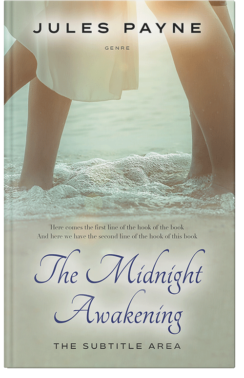 Front view of Premade Romance Book Cover - Foggy Gray