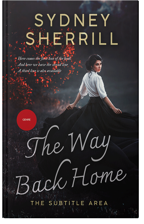 Front view of Premade Historical Book Cover - Woodsmoke