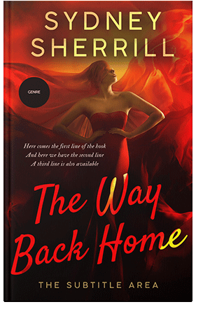 Pre Made Book Cover Pomegranate