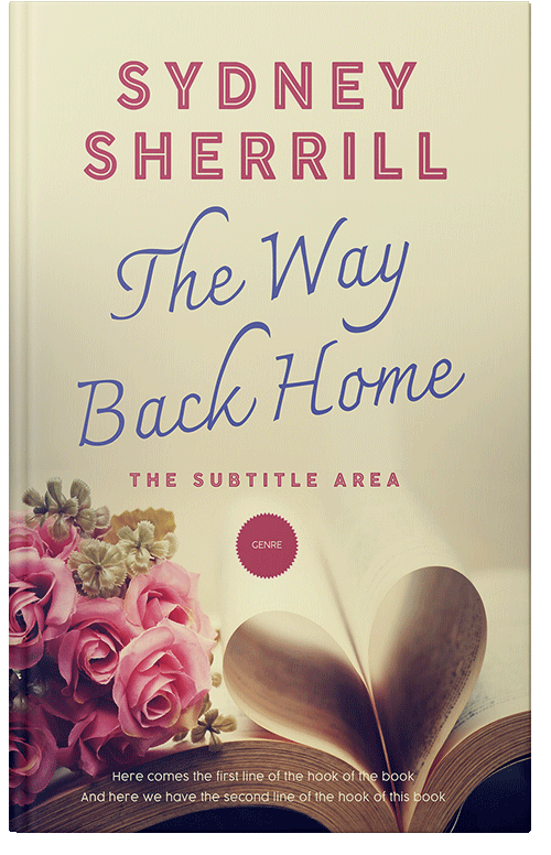 Front view of Premade Romance Book Cover - Double Spanish White