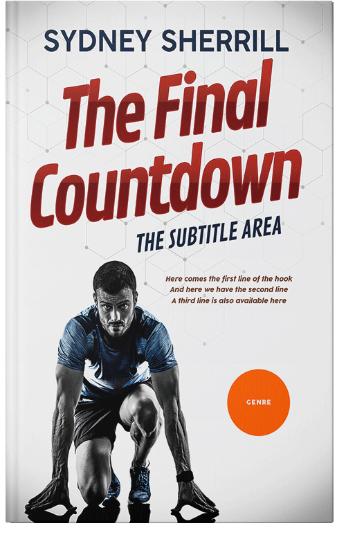 Front view of Premade Health & Dieting & Fitness Book Cover - Thunder