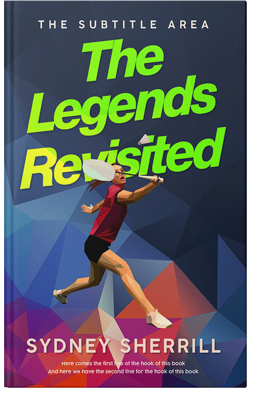 Front view of Premade Abstract Book Cover - Cloud Burst