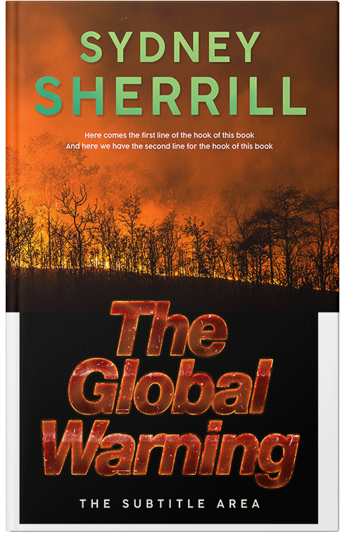 Front view of Premade Apocalyptica Book Cover - Wood Bark