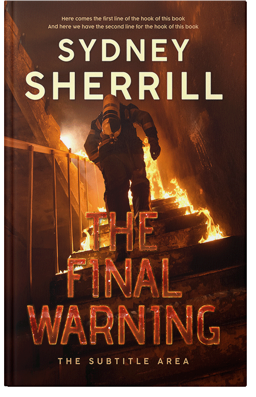 Front view of Premade Action & Adventure Book Cover - Rebel