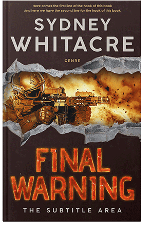 Pre Made Book Cover Antique Brass