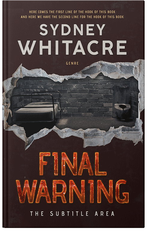 Front view of Premade Mystery & Thriller & Suspense Book Cover - Cocoa Brown