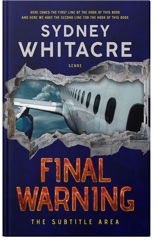 Front view of Premade Action & Adventure Book Cover - Haiti