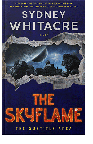 Pre Made Book Cover Sandrift