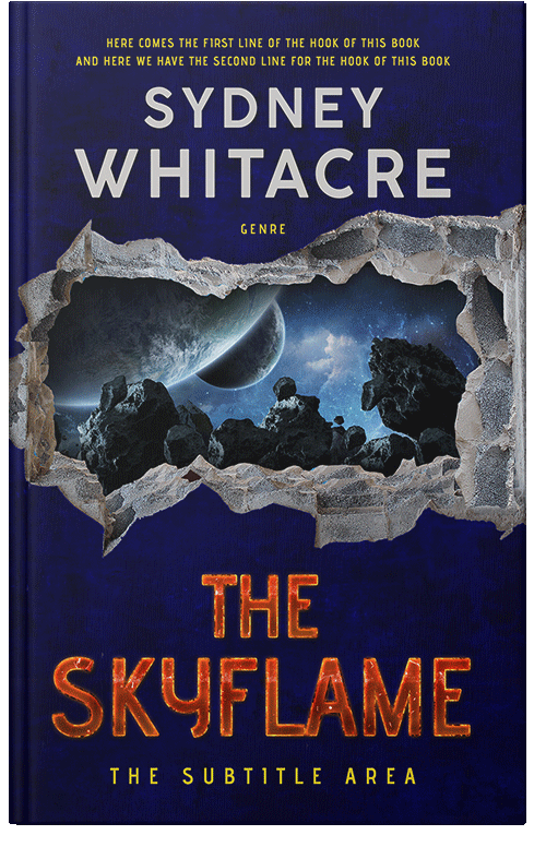 Front view of Premade Apocalyptica Book Cover - Sandrift