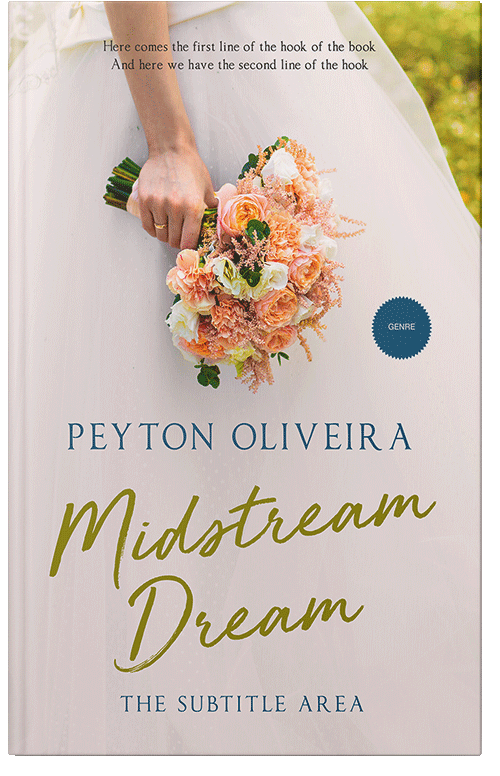 Front view of Premade Romance Book Cover - Pearl Bush