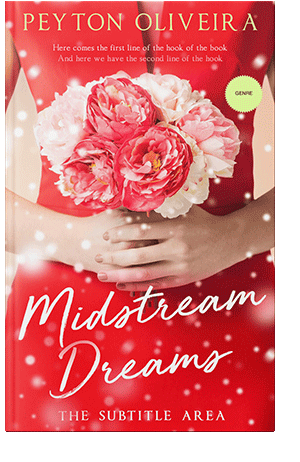 Pre Made Book Cover Alizarin Crimson