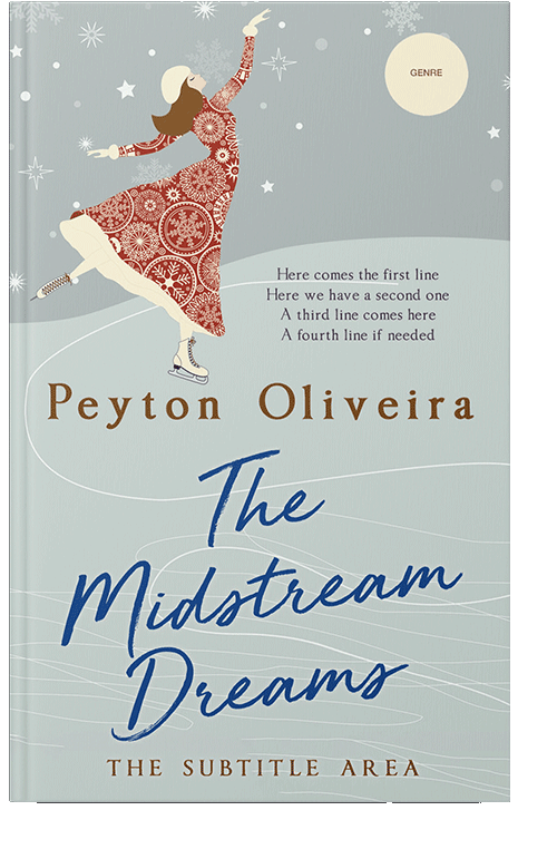 Front view of Tiara #8058 - Premade Teen & Young Adult Book Cover