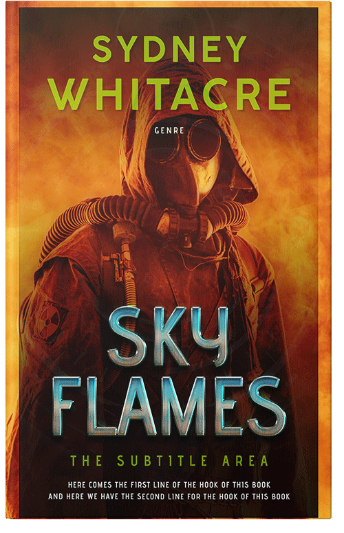 Front view of Premade Apocalyptica Book Cover - Clinker