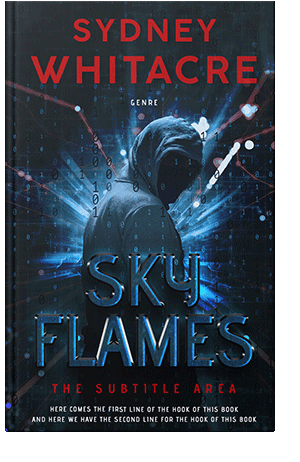 Pre Made Book Cover Ebony