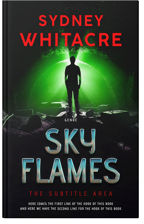 Front view of Premade Mystery & Thriller & Suspense Book Cover - Racing Green