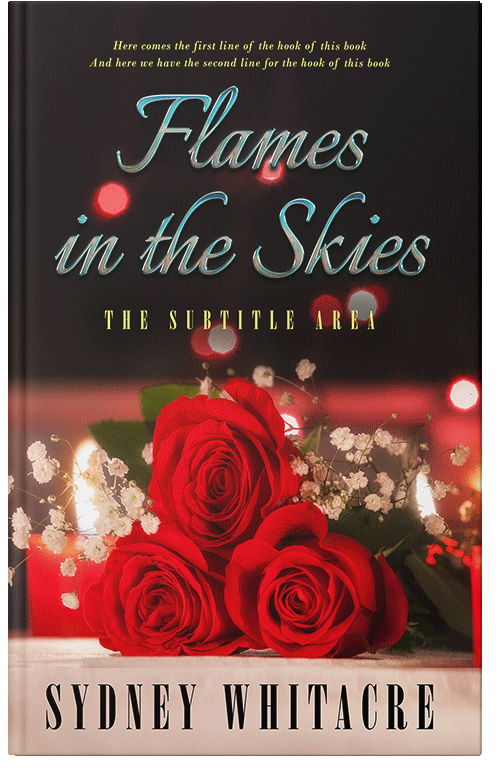 Front view of Premade Romance Book Cover - Sunglo