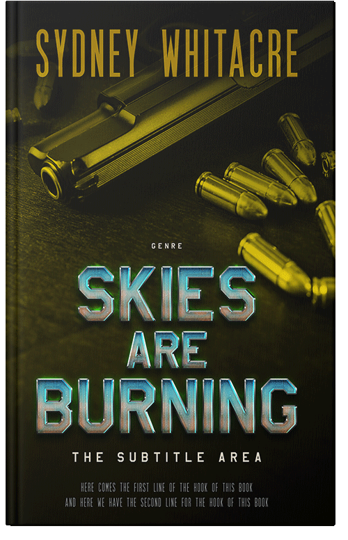 Front view of Premade Mystery & Thriller & Suspense Book Cover - Green Waterloo