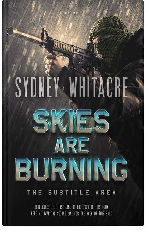 Front view of Premade Mystery & Thriller & Suspense Book Cover - Nomad