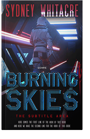 Pre Made Book Cover Cinder