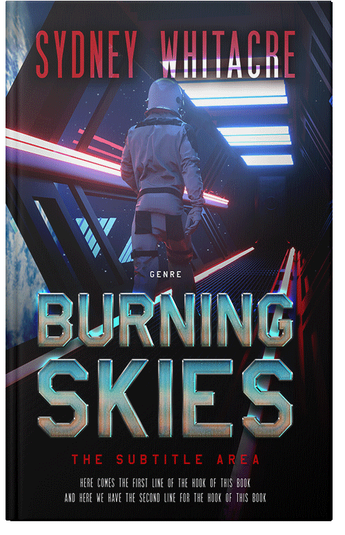 Front view of Premade Science Fiction Book Cover - Cinder