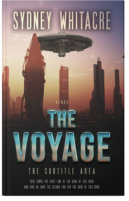 Front view of Premade Science Fiction Book Cover - Akaroa