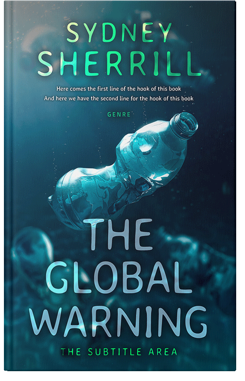 Front view of Premade Science & Nature Book Cover - Tarawera