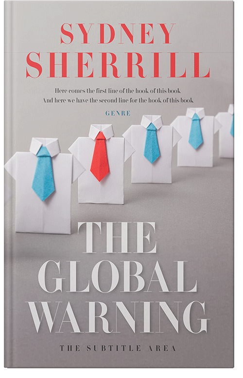 Front view of Premade Business Book Cover - Pink Swan