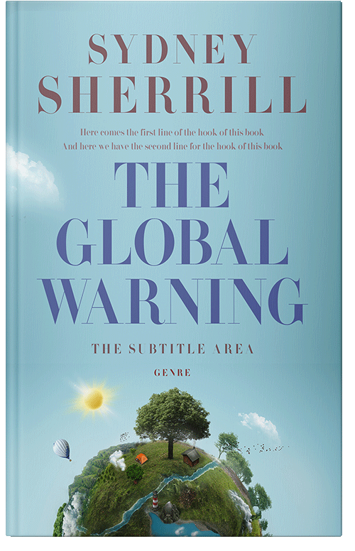 Front view of Premade Environment & Ecology Book Cover - Sinbad