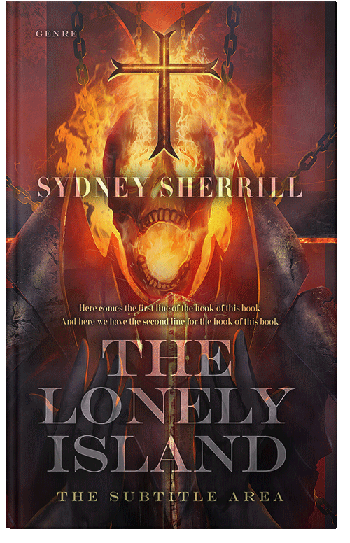 Front view of Premade Fantasy Book Cover - Jon