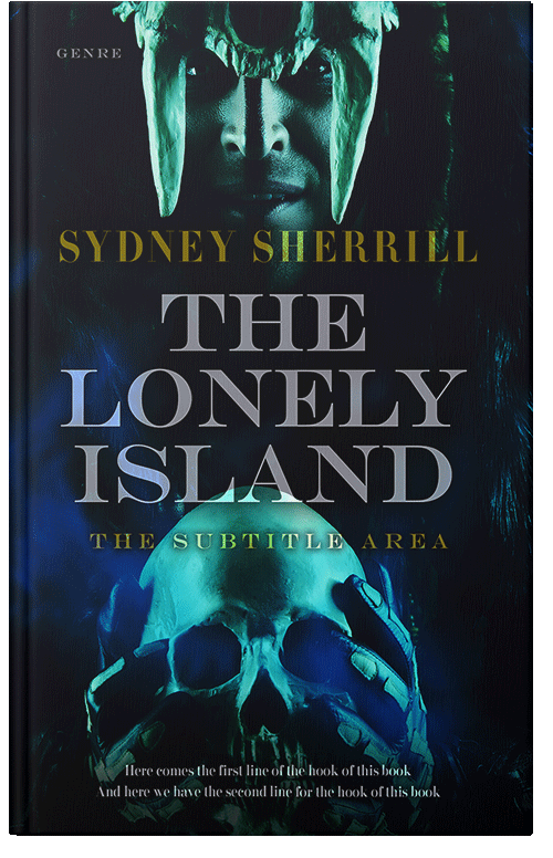 Front view of Premade Historical Book Cover - Black Pearl